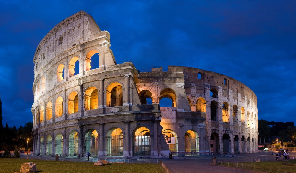 Colosseum in Roman Classical Roman Architecture