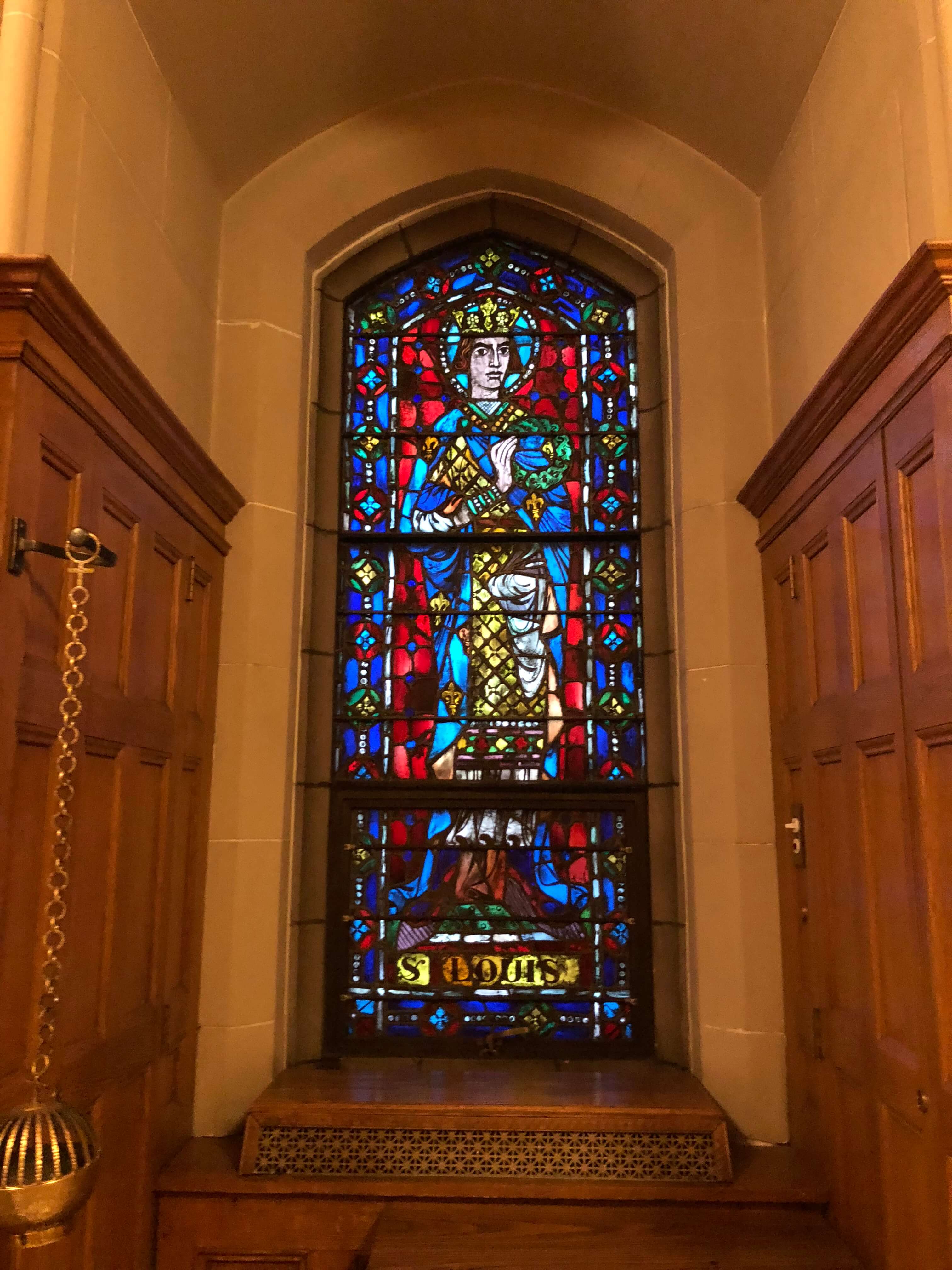 St. Louis window - Cathedral Basilica of the Sacred Heart, Newark, New Jersey
